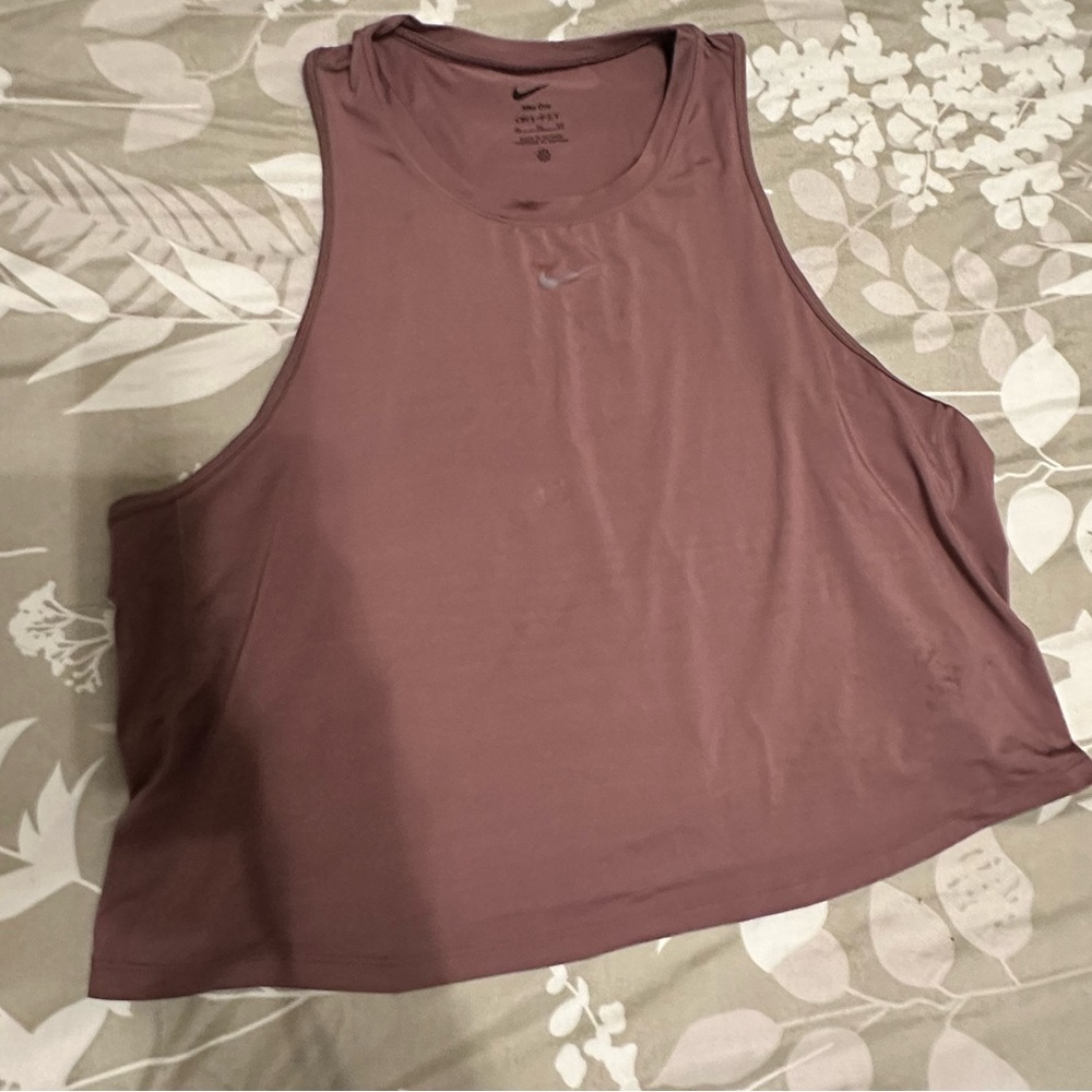 Women's Mauve muscle crop Top